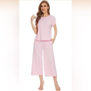 Bamboo Viscose Pajama Set Short Sleeve & Pants S–XXL Ultra Soft Various Colors